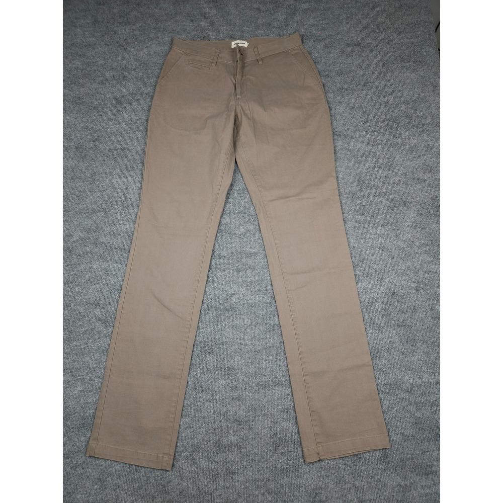 Taylor Stitch Chino Pants Mens 32 (FITS 30x35) Beige DEMOCRATIC Organic Cotton